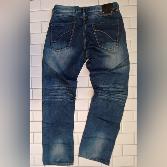 RING OF FIRE Mens Slim Straight Leg Jeans Size 34X32 - Picture 2 of 4